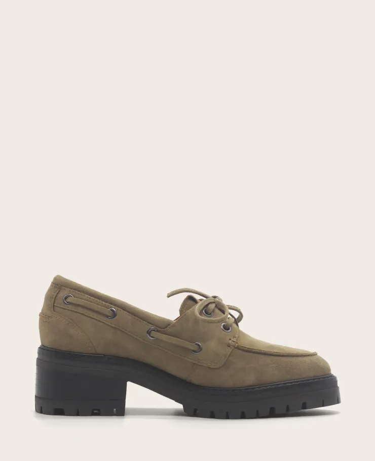 GENTLE SOULS - Brigly Suede Lug Boat Shoe>Kenneth Cole Discount