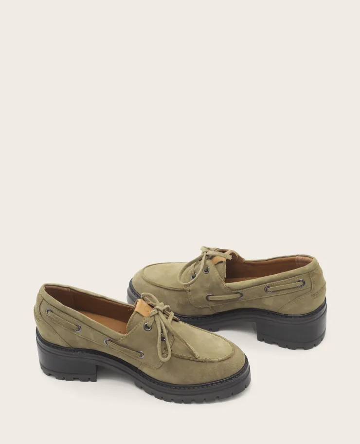 GENTLE SOULS - Brigly Suede Lug Boat Shoe>Kenneth Cole Discount