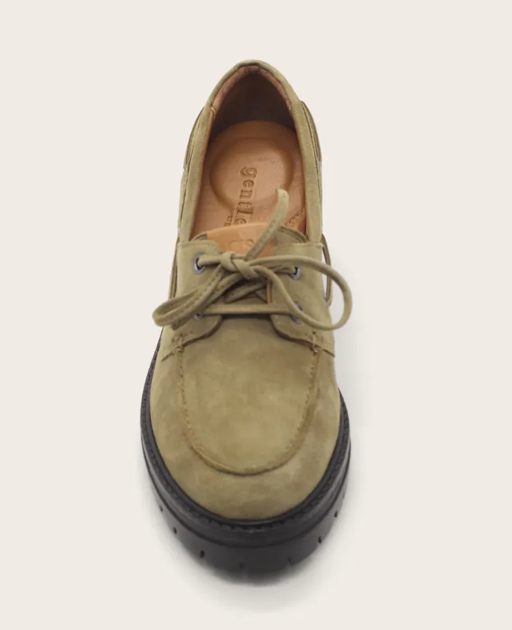 GENTLE SOULS - Brigly Suede Lug Boat Shoe>Kenneth Cole Discount