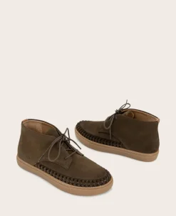 GENTLE SOULS - Cacti Suede Braid Detail Sneaker Bootie><noscript><img width=