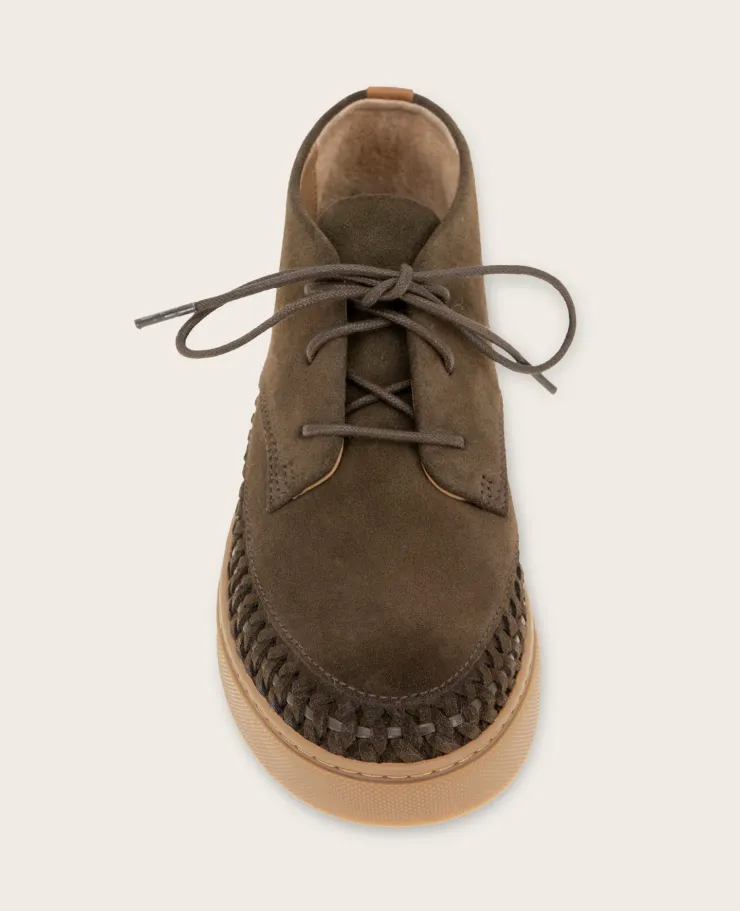 GENTLE SOULS - Cacti Suede Braid Detail Sneaker Bootie>Kenneth Cole New