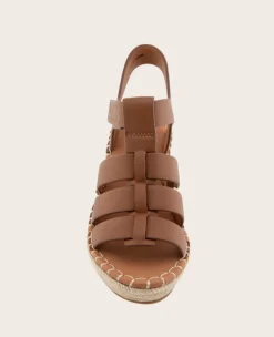 GENTLE SOULS - Capelin Leather Espadrille Wedge><noscript><img width=