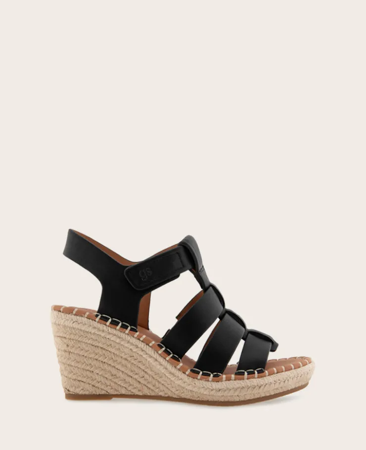 GENTLE SOULS - Capelin Leather Espadrille Wedge>Kenneth Cole Sale