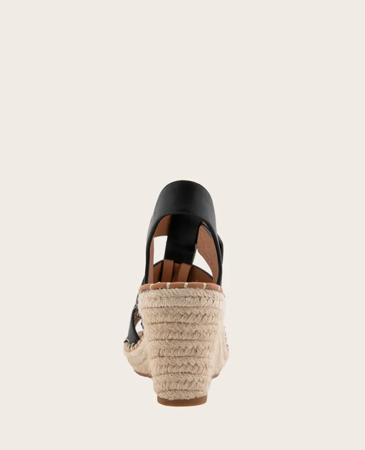 GENTLE SOULS - Capelin Leather Espadrille Wedge>Kenneth Cole Sale