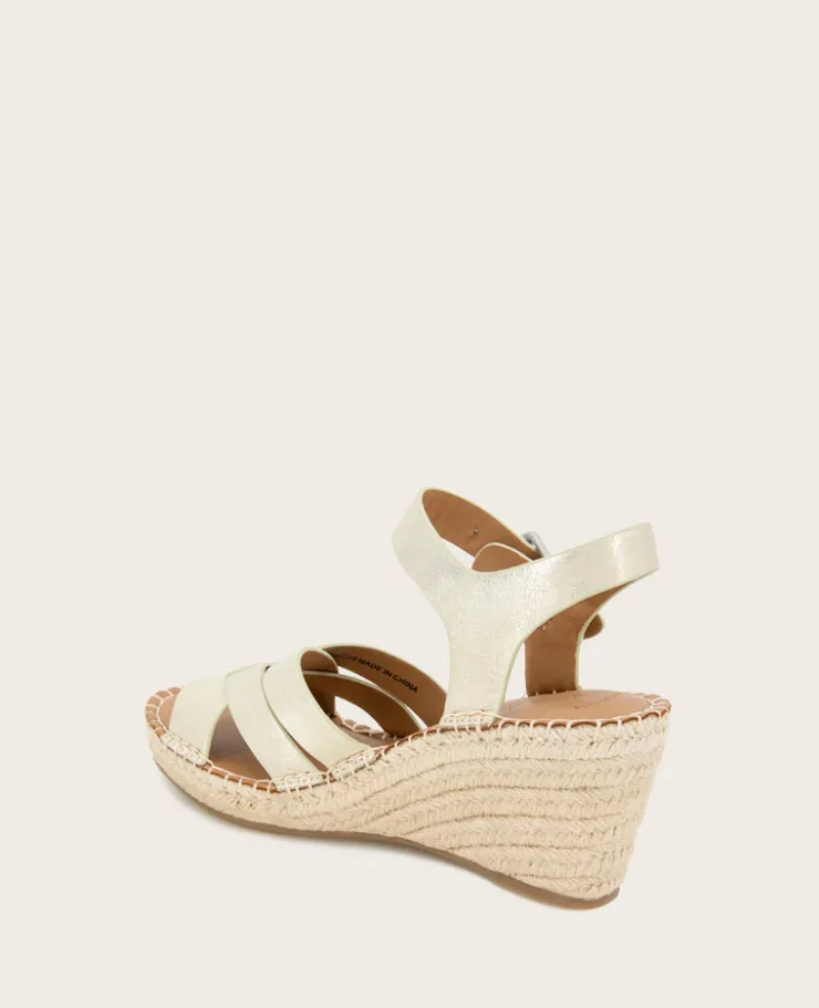GENTLE SOULS - Caspian Leather Espadrille Wedge>Kenneth Cole Outlet
