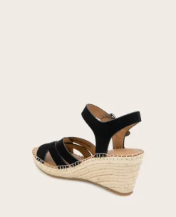 GENTLE SOULS - Caspian Nubuck Espadrille Wedge><noscript><img width=