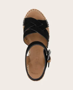 GENTLE SOULS - Caspian Nubuck Espadrille Wedge><noscript><img width=