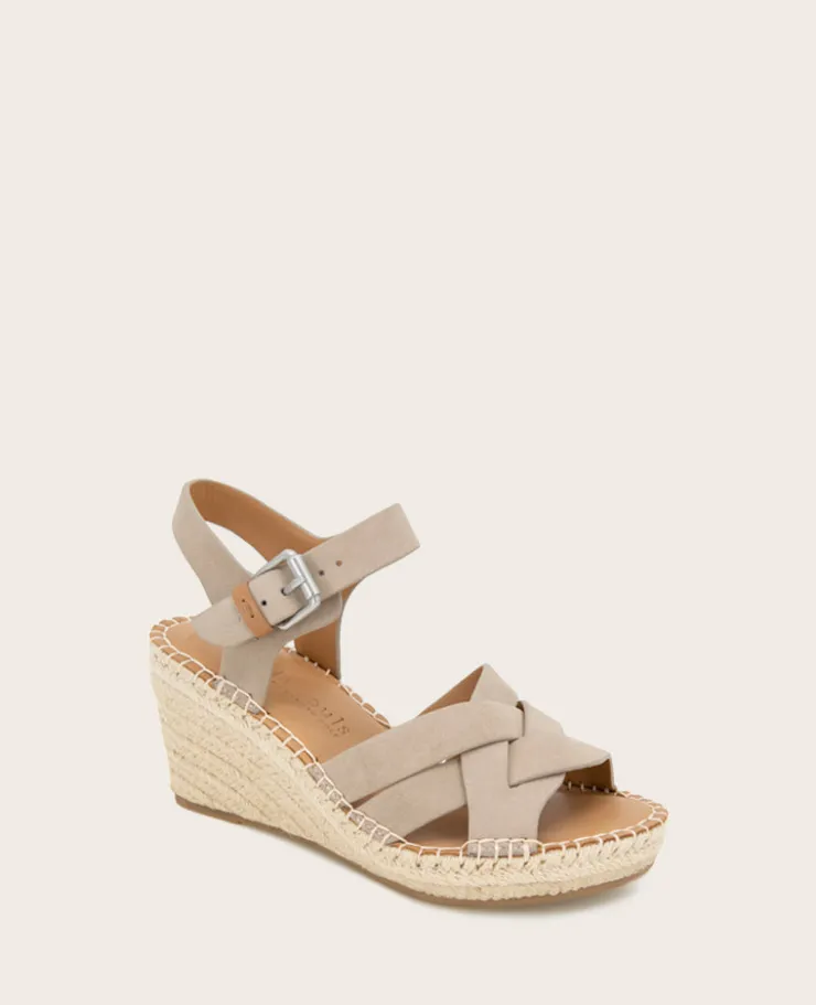 GENTLE SOULS - Caspian Nubuck Espadrille Wedge>Kenneth Cole Sale