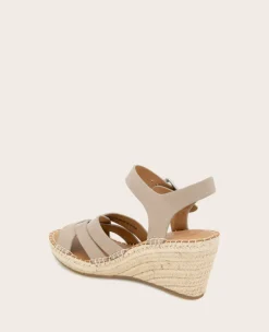 GENTLE SOULS - Caspian Nubuck Espadrille Wedge><noscript><img width=