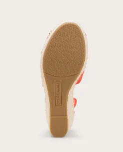 GENTLE SOULS - Charli Suede X-Band Espadrille Wedge Sandal><noscript><img width=