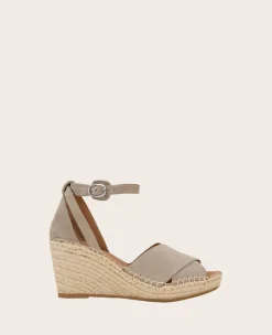 GENTLE SOULS - Charli Suede X-Band Espadrille Wedge Sandal>Kenneth Cole Online