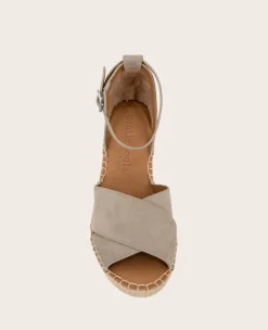 GENTLE SOULS - Charli Suede X-Band Espadrille Wedge Sandal><noscript><img width=