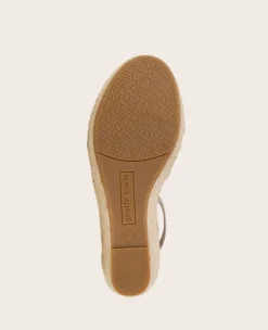 GENTLE SOULS - Charli Suede X-Band Espadrille Wedge Sandal><noscript><img width=