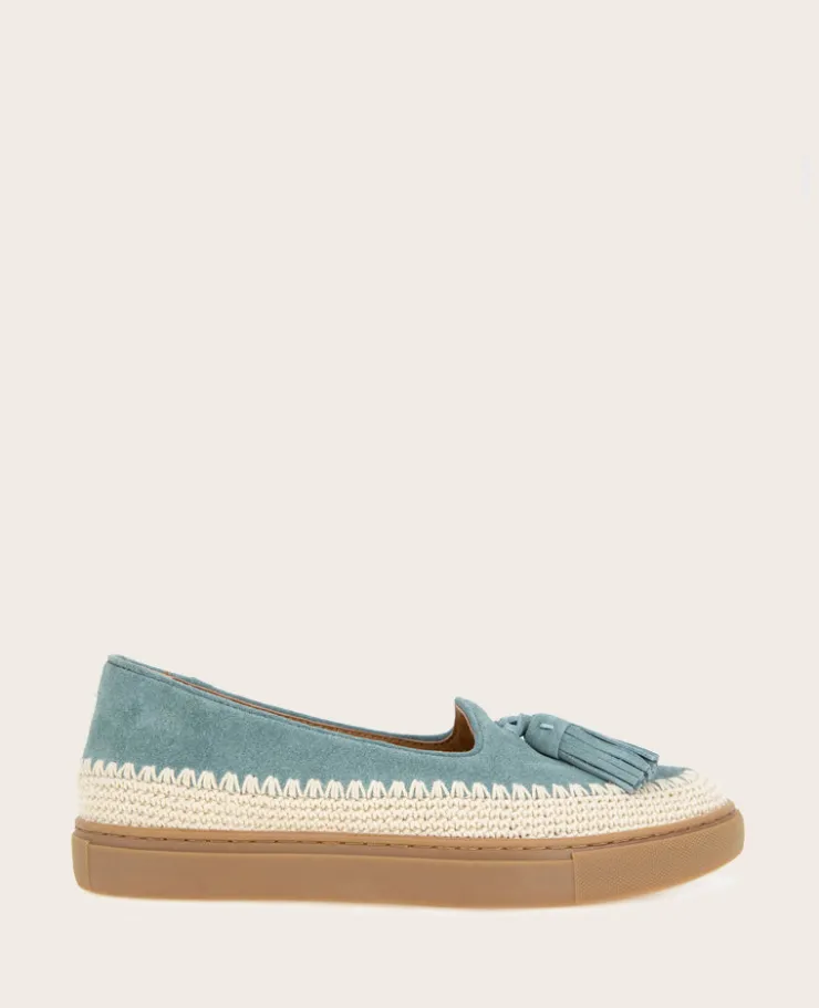 GENTLE SOULS - Citrus Tassel Suede Platform Slip On>Kenneth Cole