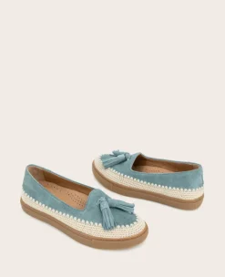 GENTLE SOULS - Citrus Tassel Suede Platform Slip On><noscript><img width=