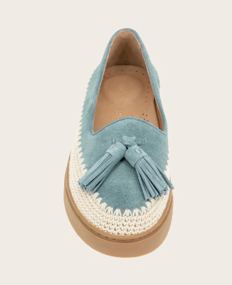 GENTLE SOULS - Citrus Tassel Suede Platform Slip On>Kenneth Cole