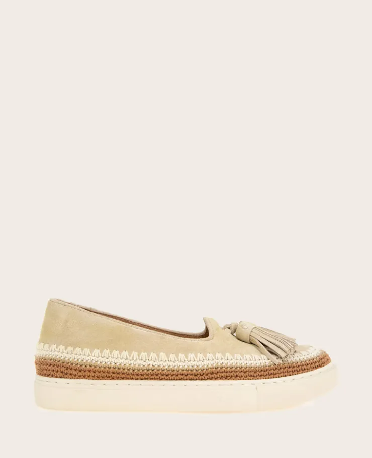 GENTLE SOULS - Citrus Tassel Suede Platform Slip On>Kenneth Cole Clearance
