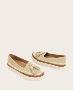GENTLE SOULS - Citrus Tassel Suede Platform Slip On><noscript><img width=
