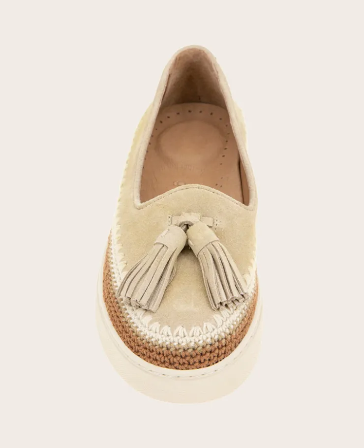 GENTLE SOULS - Citrus Tassel Suede Platform Slip On>Kenneth Cole Clearance