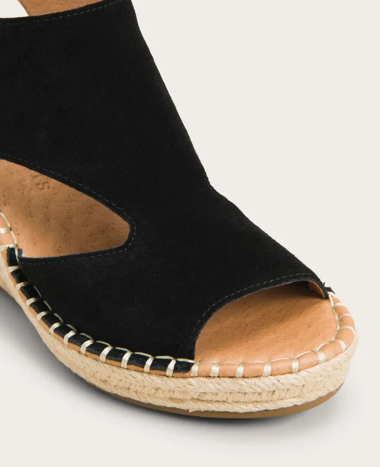 GENTLE SOULS - Cody Suede Esparille Wedge>Kenneth Cole Outlet