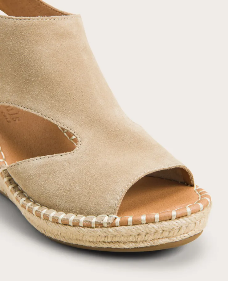 GENTLE SOULS - Cody Suede Espadrille Wedge>Kenneth Cole Sale