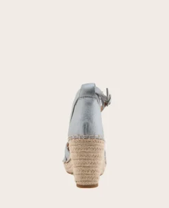 GENTLE SOULS - Coolie Metallic Espadrille Wedge><noscript><img width=