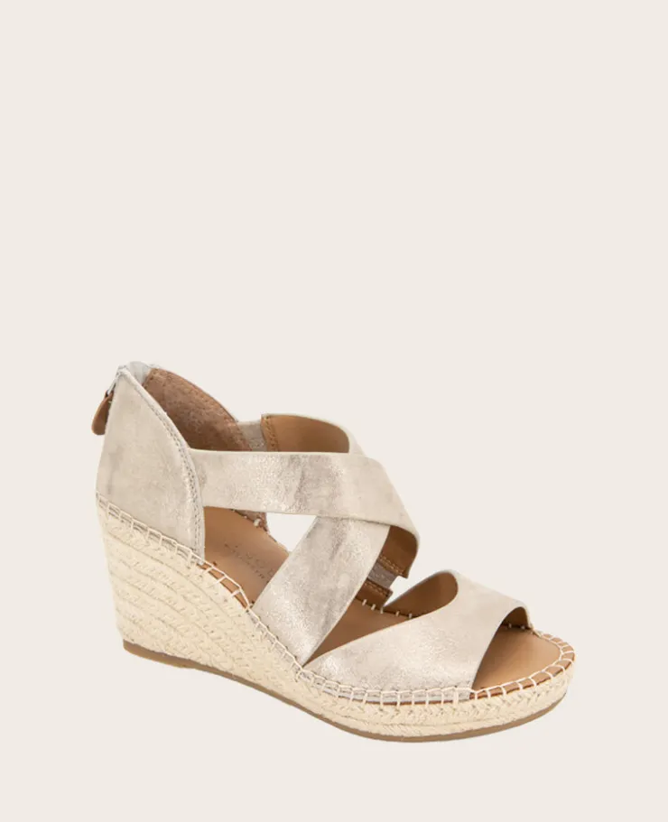 GENTLE SOULS - Corinne Leather Espadrille Wedge>Kenneth Cole Online