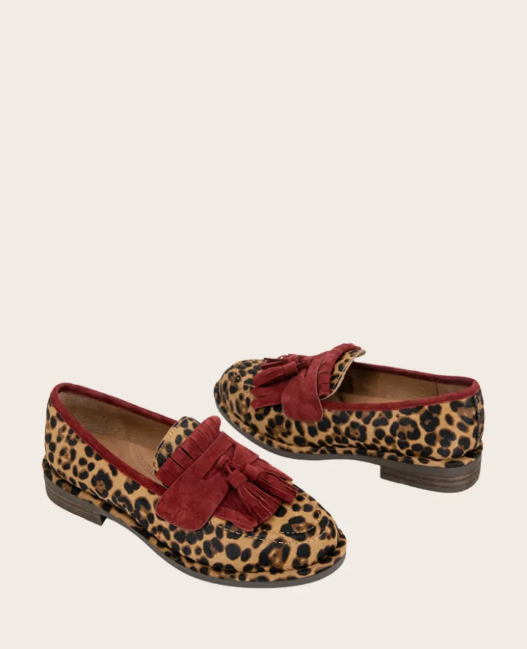GENTLE SOULS - Cydney Haircalf And Suede Tassel Loafer>Kenneth Cole Clearance