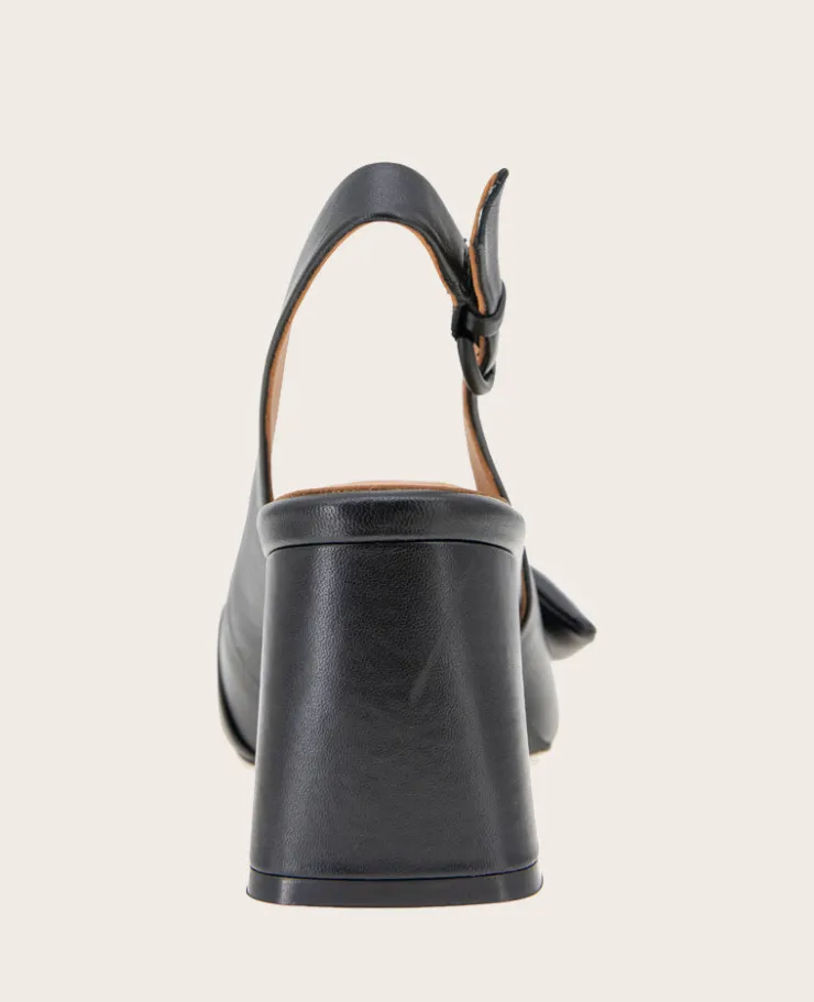 GENTLE SOULS - Diana Leather Bow Slingback Heel>Kenneth Cole Sale