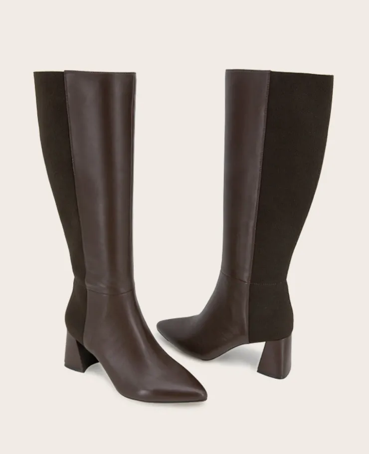 GENTLE SOULS - Dionne Leather Elastic Heel Boot>Kenneth Cole Sale