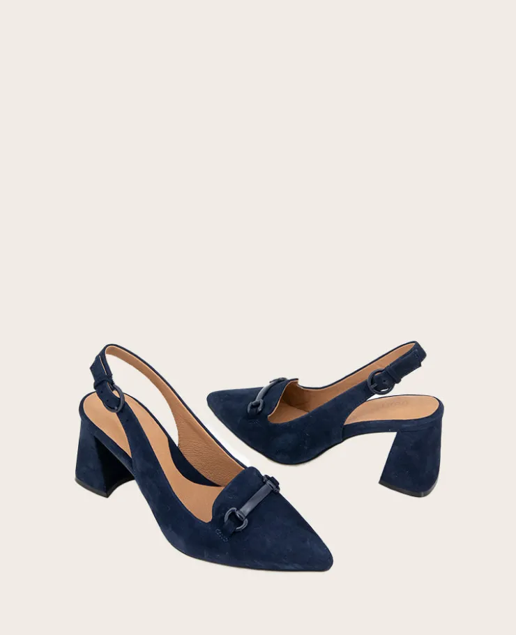 GENTLE SOULS - Dionne Suede Slingback Heel>Kenneth Cole New