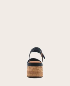 GENTLE SOULS - Dorris Woven Leather Cork Platform Sandal><noscript><img width=