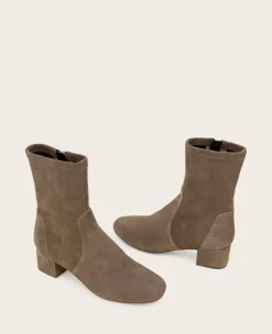GENTLE SOULS - Ella Micro Suede Stretch Bootie><noscript><img width=