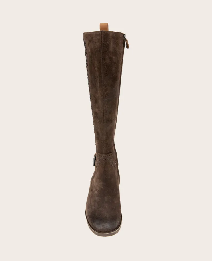 GENTLE SOULS - Elmwood Suede Detail Stitch Boot>Kenneth Cole Discount