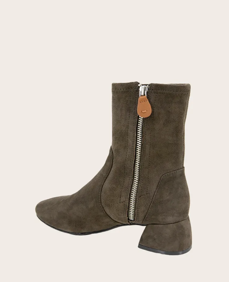 GENTLE SOULS - Emily Suede Side Zip Boot>Kenneth Cole Outlet