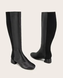 GENTLE SOULS - Emily Tall Leather Elastic Boot><noscript><img width=