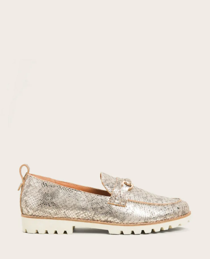GENTLE SOULS - Eugene Leather Lug Bit Loafer>Kenneth Cole