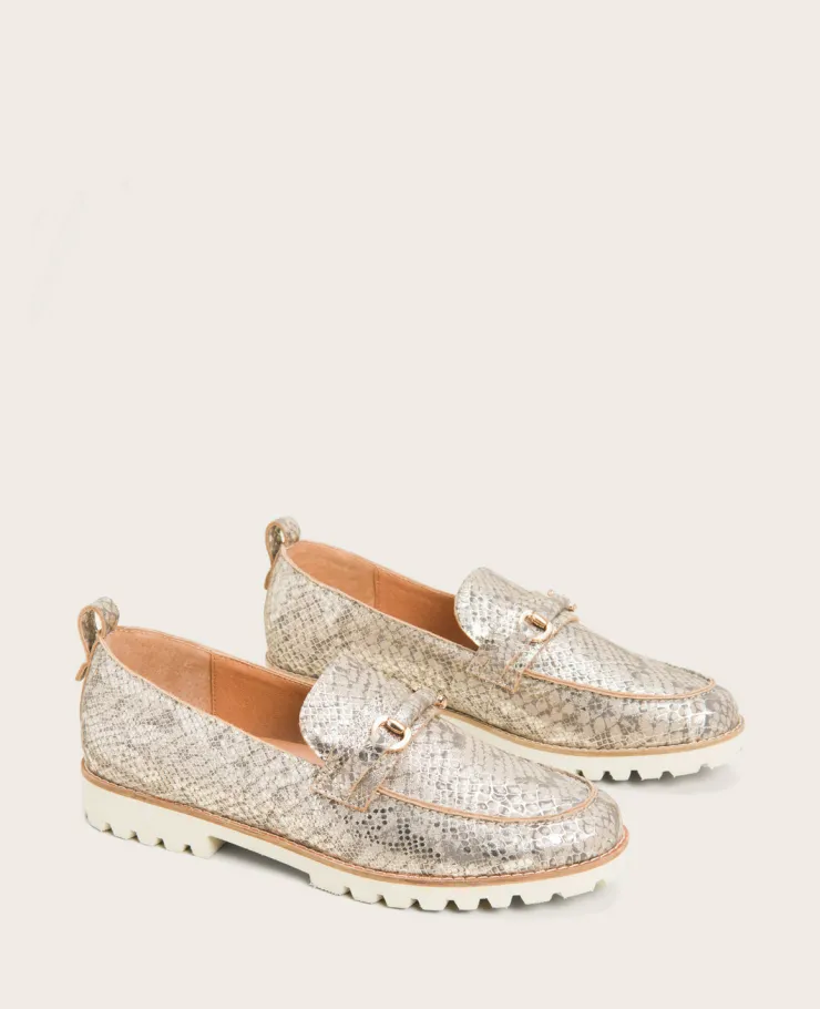 GENTLE SOULS - Eugene Leather Lug Bit Loafer>Kenneth Cole