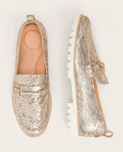GENTLE SOULS - Eugene Leather Lug Bit Loafer><noscript><img width=
