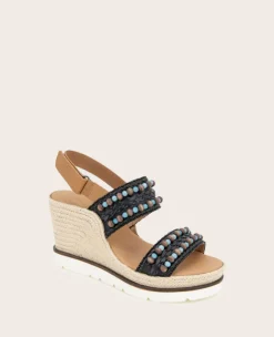 GENTLE SOULS - Evora 2 Leather Espadrille Wedge><noscript><img width=