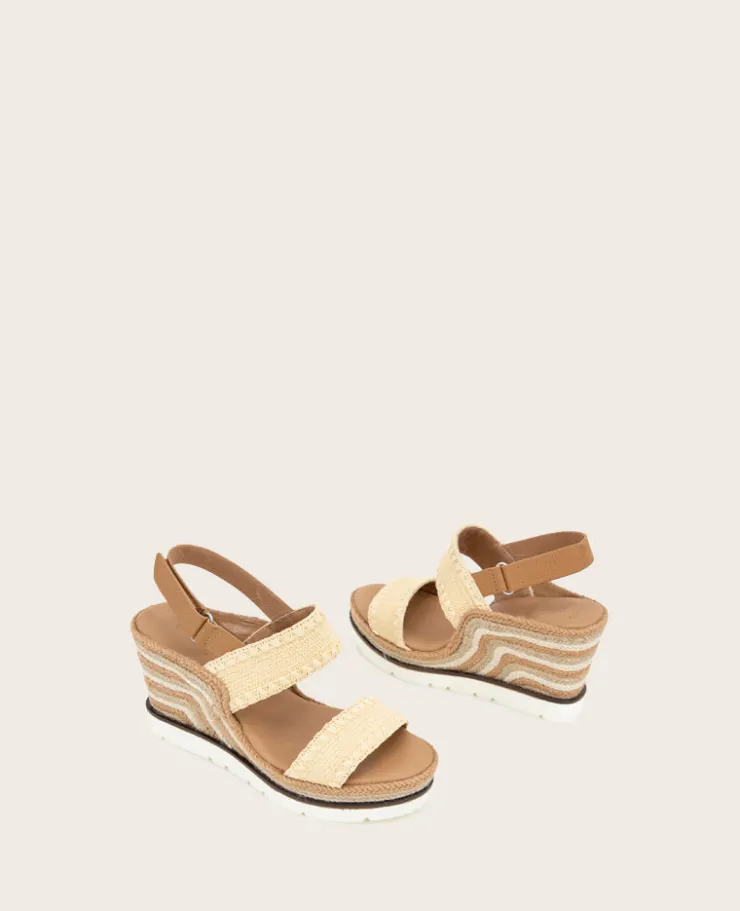 GENTLE SOULS - Evora Textile Espadrille Wedge>Kenneth Cole Outlet