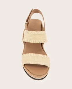 GENTLE SOULS - Evora Textile Espadrille Wedge><noscript><img width=
