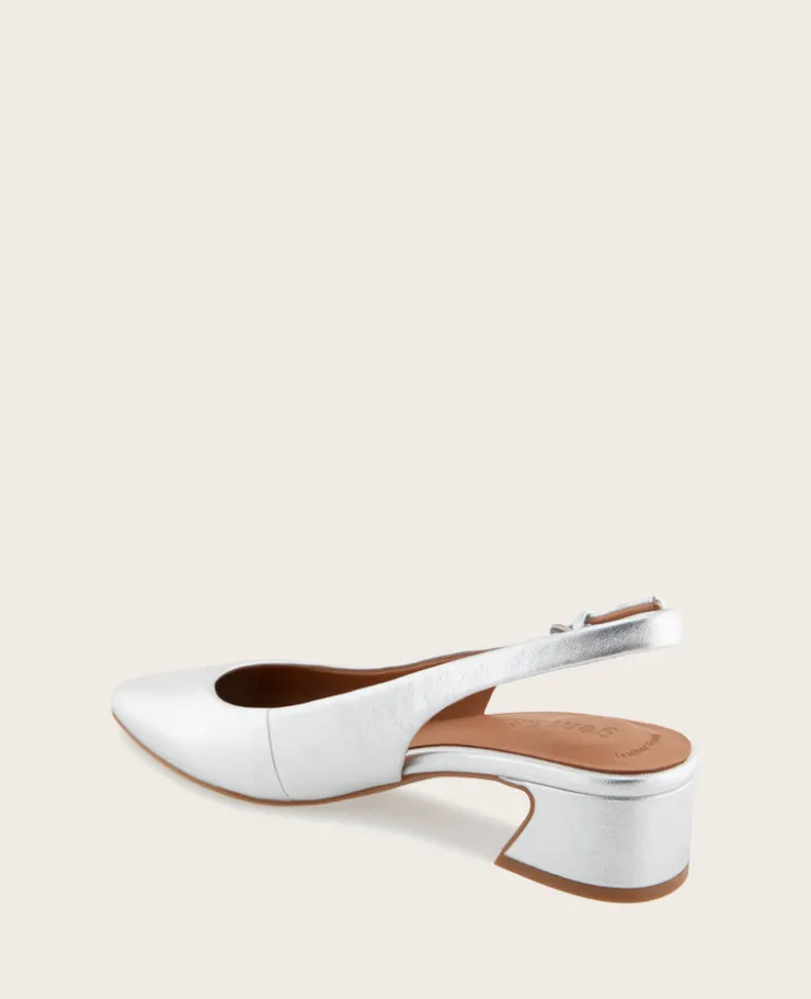 GENTLE SOULS - Georgia Metallic Slingback Heel>Kenneth Cole Discount