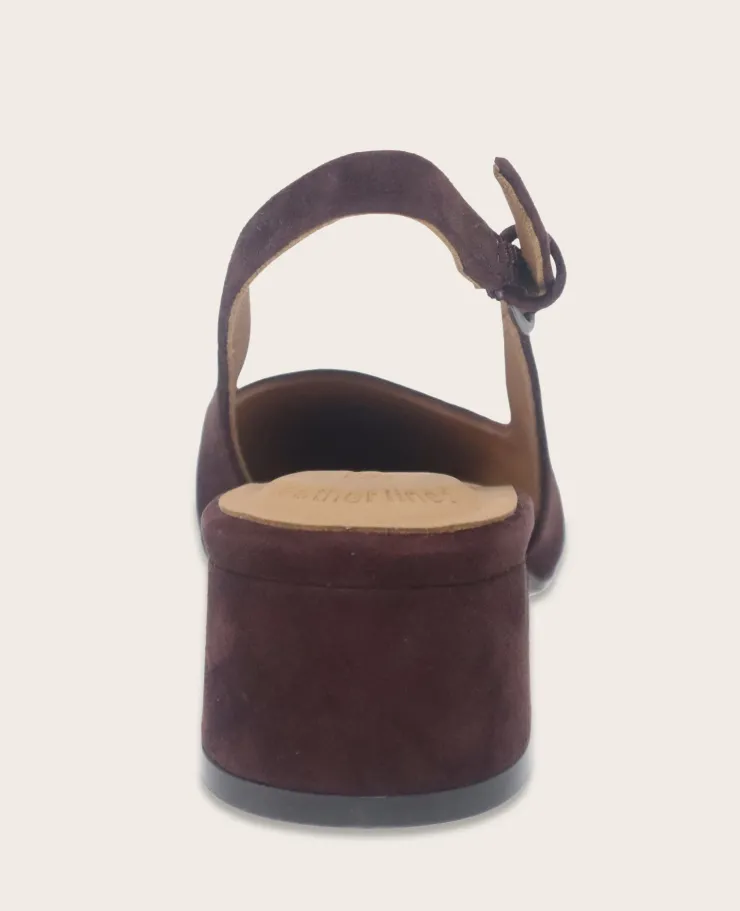 GENTLE SOULS - Georgia Suede Slingback Heel>Kenneth Cole