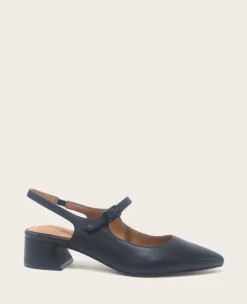 GENTLE SOULS - Gladys Leather Ankle Strap Slingback>Kenneth Cole