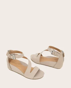 GENTLE SOULS - Gwen Nubuck Wedge Sandal><noscript><img width=