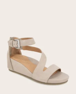 GENTLE SOULS - Gwen Nubuck Wedge Sandal><noscript><img width=