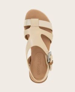 GENTLE SOULS - Haisley Leather Metallic Combo Sandal><noscript><img width=