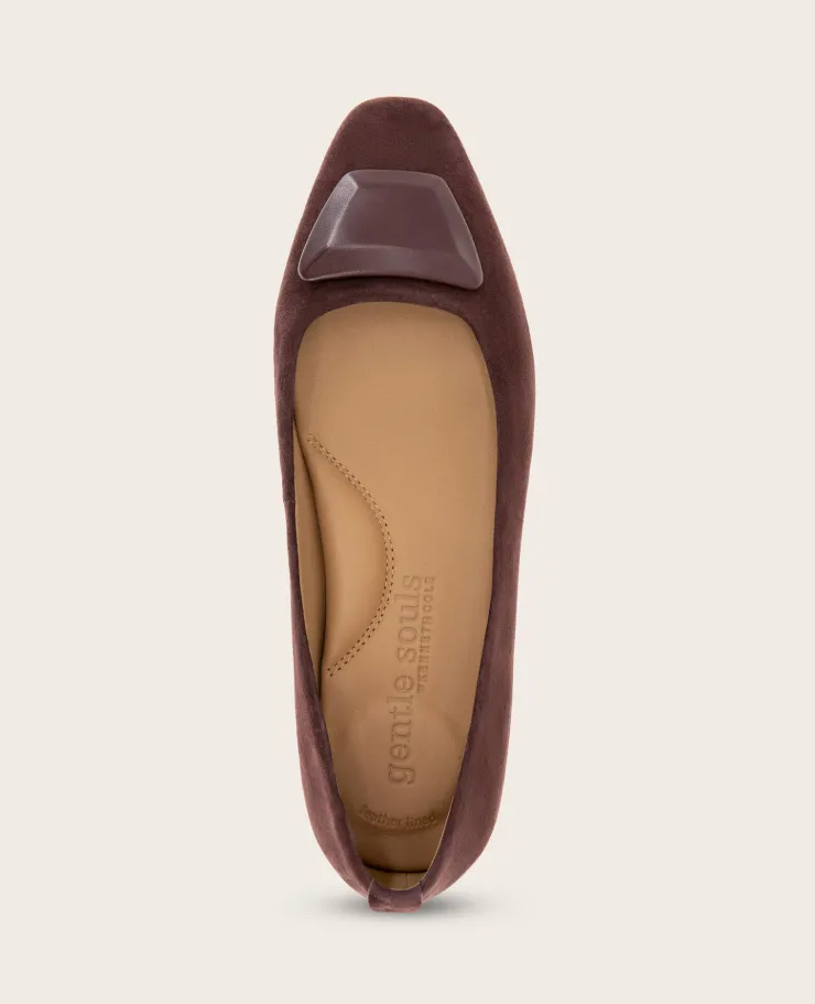 GENTLE SOULS - Hanette Suede Flat>Kenneth Cole Outlet