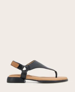 GENTLE SOULS - Holly Leather Ankle Strap Thong>Kenneth Cole Hot